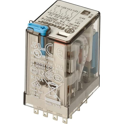 553490240074 (55.34.9.024.0074) General purpose relay 7A 24VDC 4CO, 55.34 type - Gabby Electric