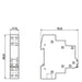 5TE8211 OFF switch 32A 3NO+N terminal 6mm² with auxiliary current switch 1NO + 1NC - Gabby Electric