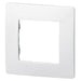 665001 NILOE Plate 1 gang, white - Gabby Electric