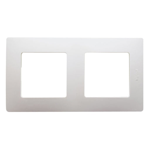 665012 Legrand NILOE Plate 2 gang, ivory, set of 10 - Gabby Electric