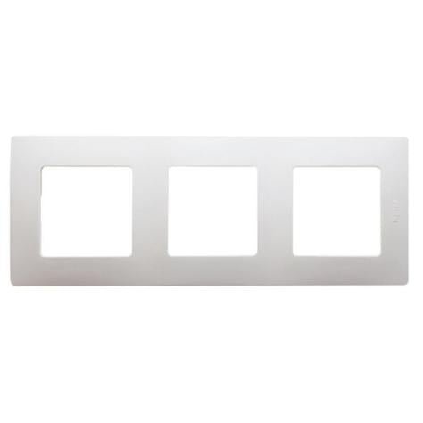 665013 Legrand NILOE Plate 3 gang, ivory, set of 5 - Gabby Electric