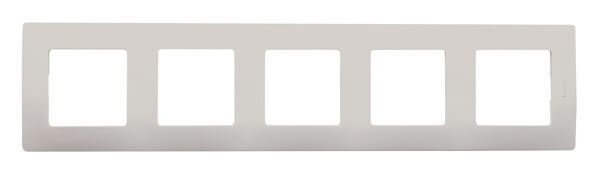 Legrand 665015 Niloé 5-Gang Cover Plate Ivory — Gabby Electric
