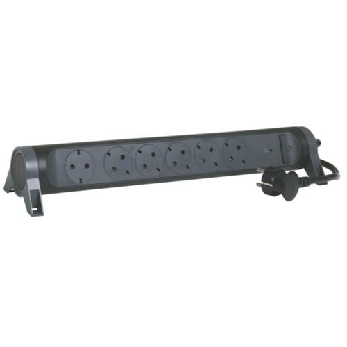 Legrand 694513 Rotating and fixable multi-outlet extension 6 sockets ...