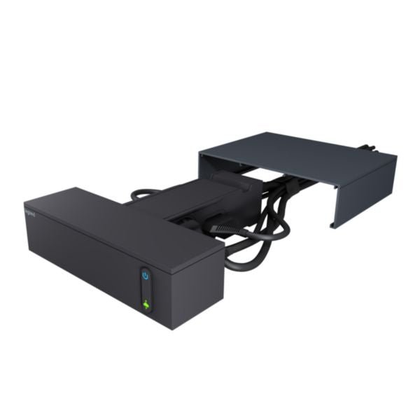 694515 Legrand Multi - Outlet Extension with 4 Sockets 2P+T + 4x2P corner TV with Surge Protection 2m, black - Gabby Electric