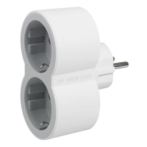 694516 Legrand Multi - Socket Plug 2 Slots, white - Gabby Electric