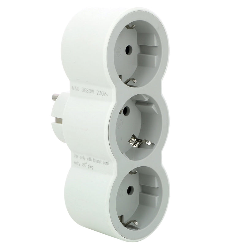 694518 Legrand Multi - Socket Plug 3 Slots, white - Gabby Electric