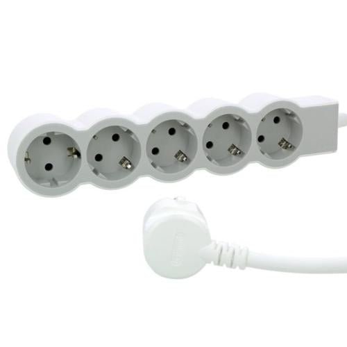 694555 Legrand 5 - Seat Extension Cord With Grounding 1,5m, grey - Gabby Electric