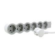 694557 Legrand 6 - Seat Extension Cord With Grounding 1,5m, grey - Gabby Electric