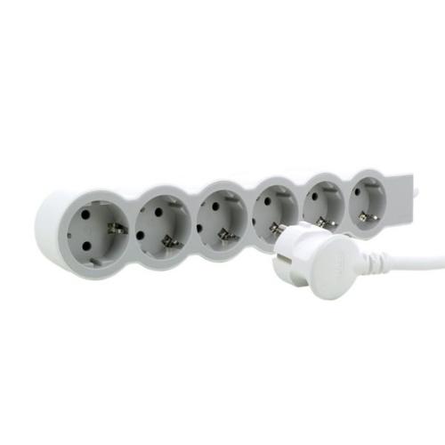 694557 Legrand 6 - Seat Extension Cord With Grounding 1,5m, grey - Gabby Electric