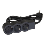 694568 Legrand 3 - Seat Extension Cord With Grounding 5m, black - Gabby Electric