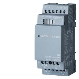 6ED1055 - 1FB00 - 0BA2 Siemens LOGO! DM8 230R expansion module, PS/I/O: 230V/230V/relay, 2 MW, 4 DI/4 DO for LOGO! 8 - Gabby Electric