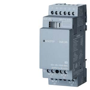 6ED1055 - 1HB00 - 0BA2 DM8 24R expansion module, PS/I/O: 24V/24V/relay, 2 MW 4 DI/4 DO, AC/DC/NPN input for LOGO! 8 - Gabby Electric