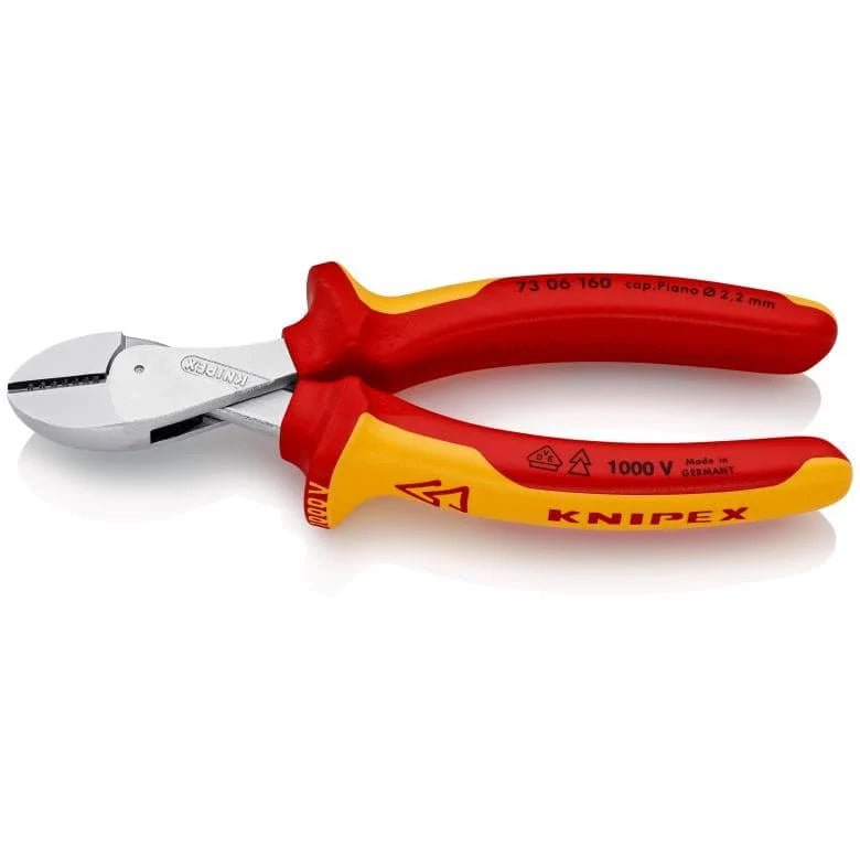 73 06 160 Knipex X - Cut® Compact Diagonal Cutter High Lever Transmission Length: 160mm - Gabby Electric