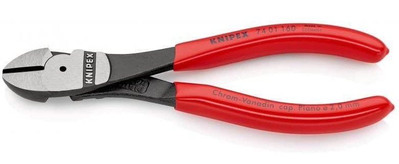 74 01 160 Knipex High Leverage Diagonal Cutter Length: 160mm - Gabby Electric