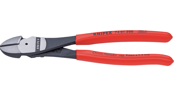 74 01 200 Knipex High Leverage Diagonal Cutter Length: 200mm - Gabby Electric