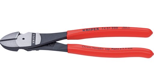 74 01 200 Knipex High Leverage Diagonal Cutter Length: 200mm - Gabby Electric