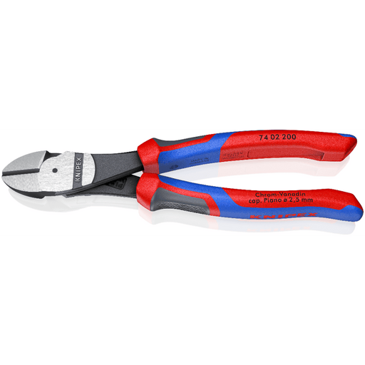 74 02 200 Knipex High Leverage Diagonal Cutter Length: 200mm - Gabby Electric