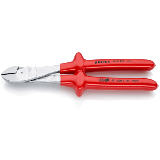 74 07 250 Knipex High Leverage Diagonal Cutter Length: 250mm - Gabby Electric
