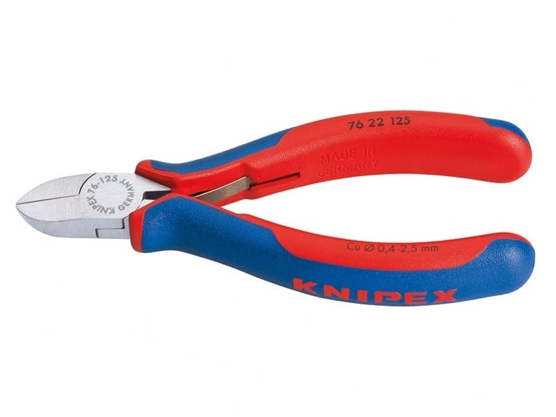76 22 125 Knipex Diagonal Cutter For Electromechanics Length: 125mm - Gabby Electric