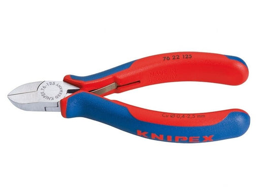 76 22 125 Knipex Diagonal Cutter For Electromechanics Length: 125mm - Gabby Electric