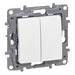 764506 Legrand NILOE Switch 2 gang, 10A, white - Gabby Electric