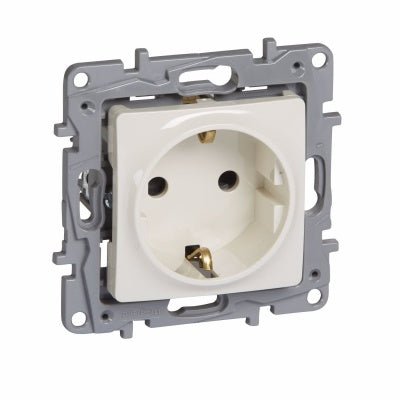 764629 Legrand NILOE Socket Schuko with shutters 16A, ivory - Gabby Electric