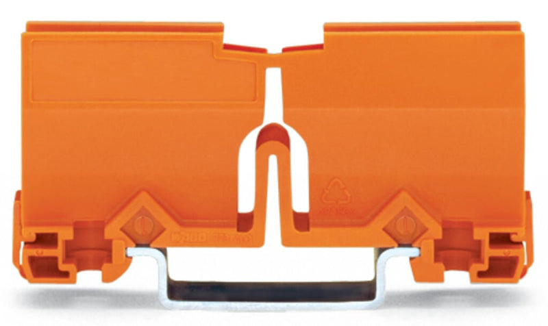 773 - 332 Wago Mounting carrier 773 Series - 2.5 mm² / 4 mm² / 6 mm² for DIN - 35, orange - set of 50 - Gabby Electric