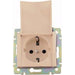 774322 Valena Socket outlet 2P+E socket with cap, ivory - Gabby Electric