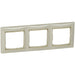 774353 Valena Socket frame 3 gang, ivory - Gabby Electric