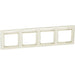 774354 Valena Socket frame 4 gang, ivory - Gabby Electric