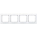 774454 Valena Socket frame 4 gang, white - Gabby Electric