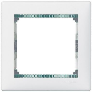 774461 Valena Socket frame 1 gang, white crystal - Gabby Electric