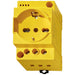 7U0182300002 (7U.01.8.230.0002) 7U Socket French 10/16A 230VAC, RAL1021 - Gabby Electric