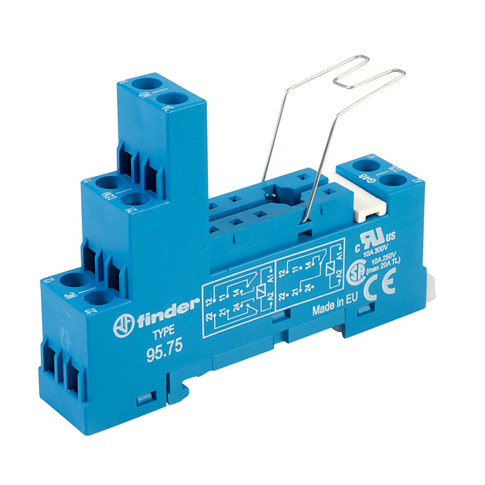 9575SMA (95.75SMA) Relay Socket 95, metal fastening clip