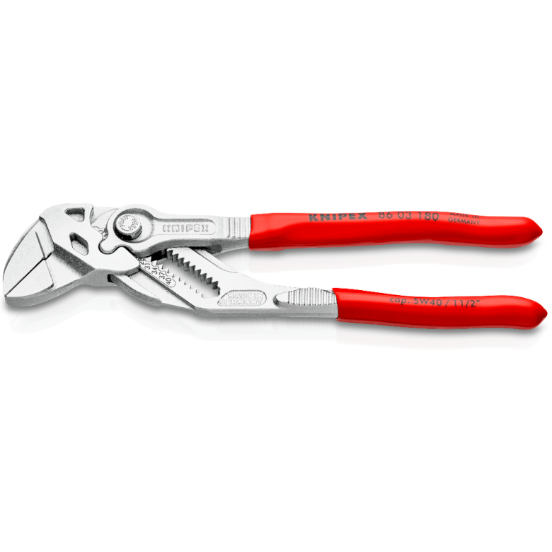 86 03 180 Knipex Pliers And A Wrench In A Single Tool Length: 180mm - Gabby Electric