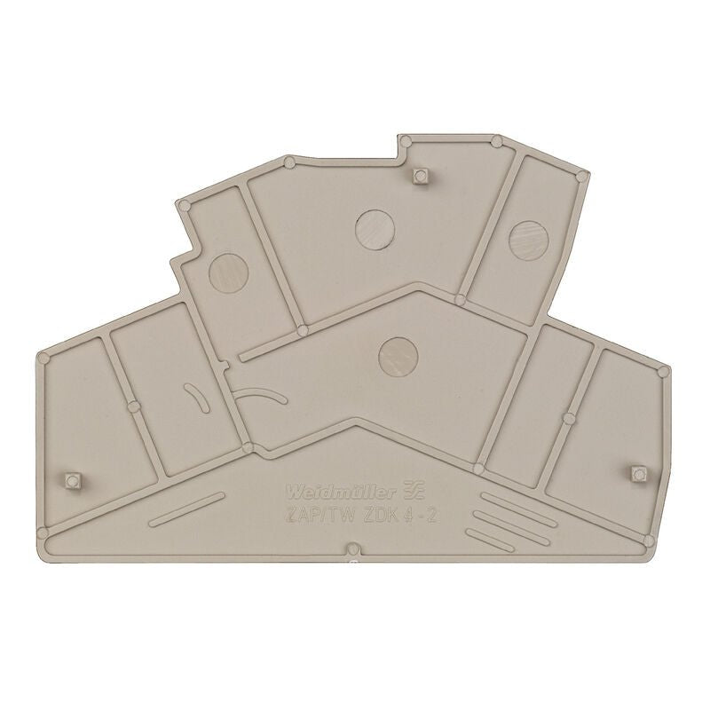 8670760000 Weidmuller ZAP/TW ZDK4 - 2 End Plate