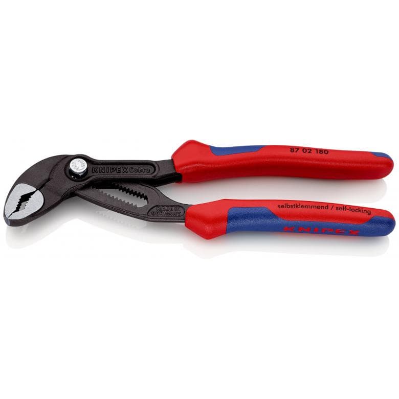 87 02 180 Knipex Cobra High Tech Water Pump Pliers Length 180 Mm 87-02-180-knipex-cobra-high-tech-water-pump-pliers-length-180-mm