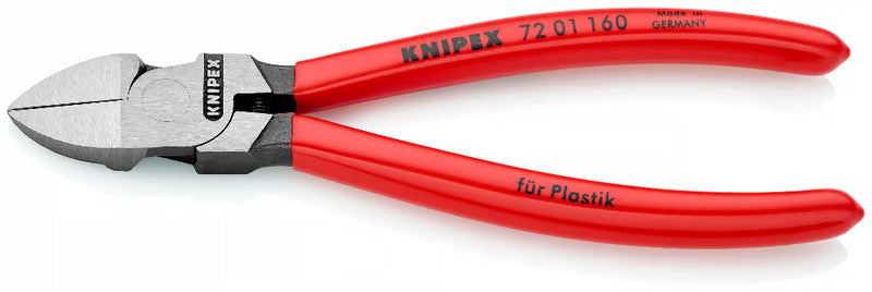 Knipex 72 01 160 Diagonal Cutter for Plastics 160mm CrV