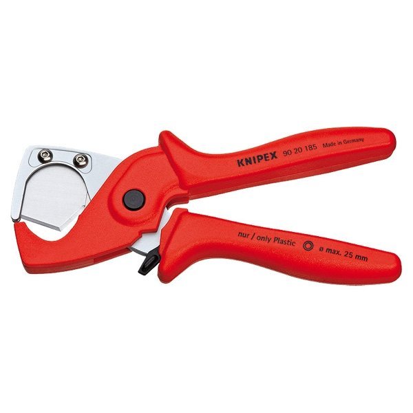 90 20 185 Knipex Plasticut® Cutter For Flexible Hoses And Plastic Conduit Pipes Length: 185mm - Gabby Electric