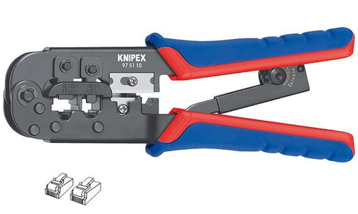 97 51 10 Knipex Crimping Pliers For Western Plugs Length: 190mm - Gabby Electric