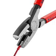 97 81 180 Knipex Crimping Pliers For Wire Ferrules With Front Loading Length: 180mm - Gabby Electric