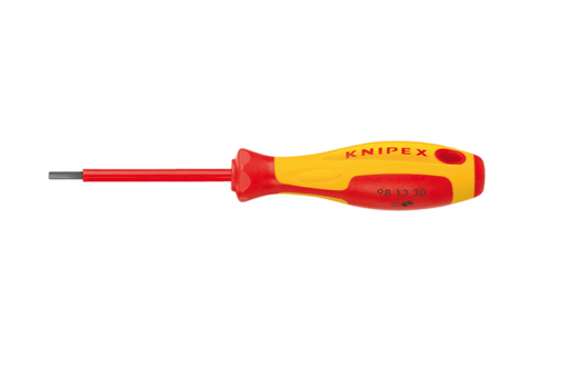 98 13 30 Knipex Screwdriver For Hexagon Socket Screws Length: 182mm - Gabby Electric