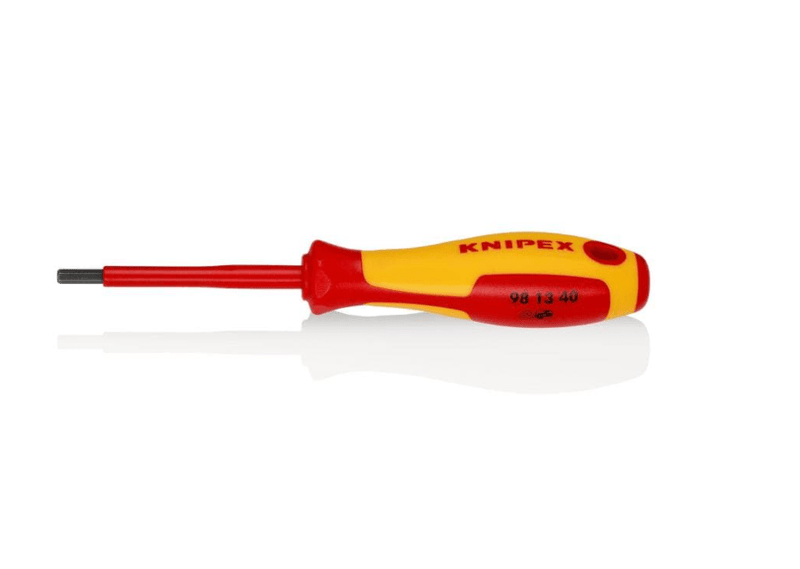 98 13 40 Knipex Screwdriver For Hexagon Socket Screws Length: 182mm - Gabby Electric