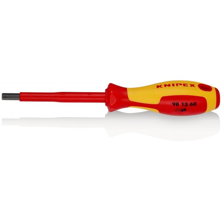 98 13 60 Knipex Screwdriver For Hexagon Socket Screws Length: 212mm - Gabby Electric