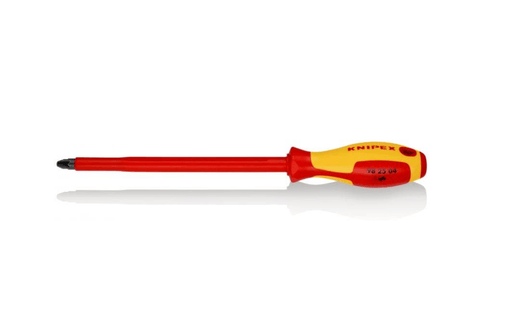 98 25 04 Knipex Screwdriver For Cross Recessed Screws Pozidriv® Length: 320mm - Gabby Electric