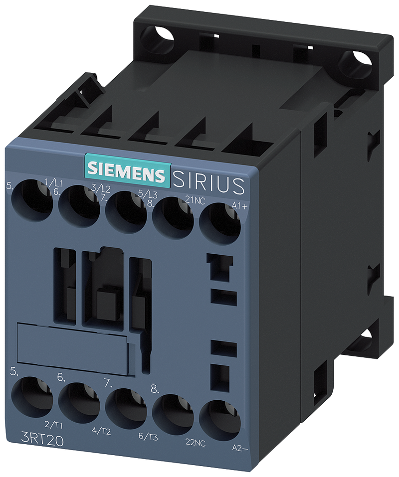 Siemens 3RT2017-1BB42 SIRIUS Contactoare cu 3 poli 9 A Bobină 24 V CC