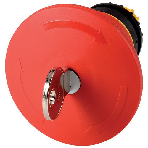 Eaton 121468 M22-PVS45P-MS1 Emergency Stop Pushbutton Ø45mm Red-Yellow