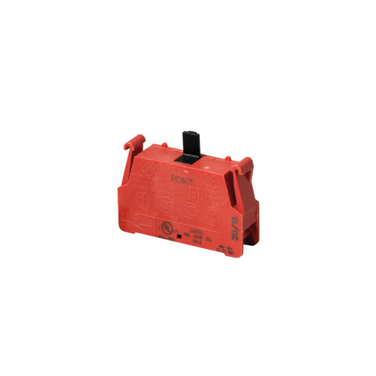 Giovenzana PCW01 Contact Block 1NC 16A Spring Terminal 22mm