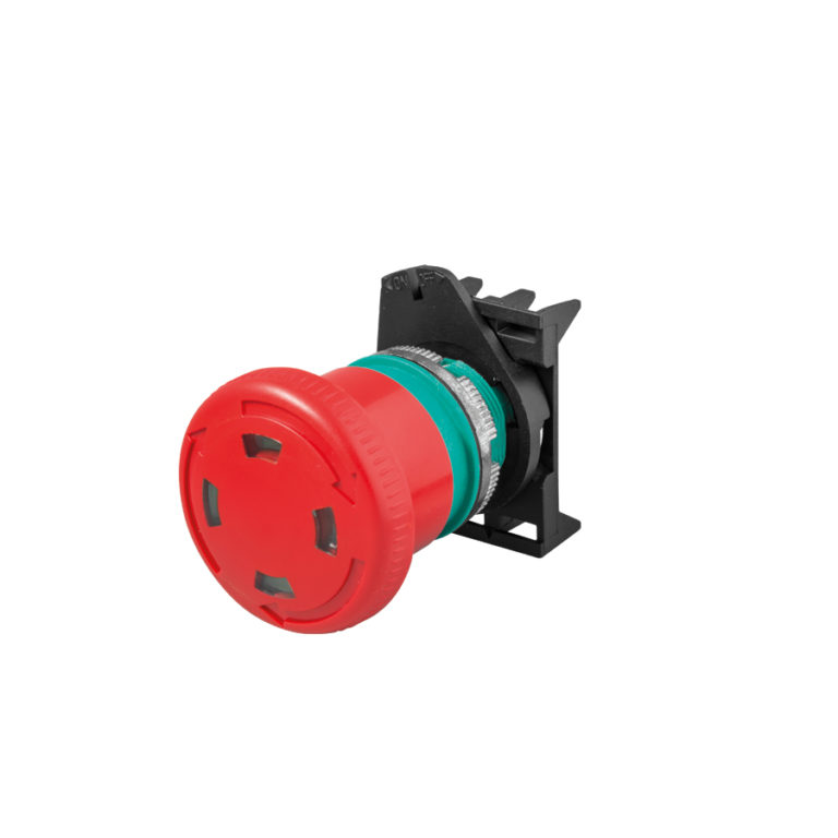 Giovenzana PPFN1R4S Emergency Stop Mushroom Push Button 40mm Twist Release 22mm