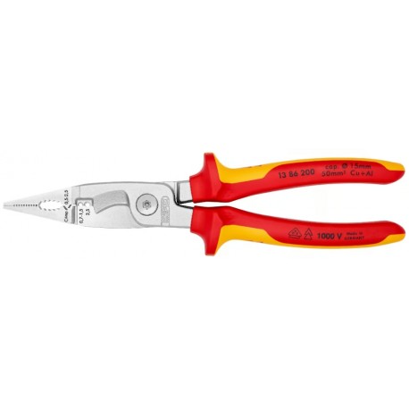 Knipex 13 86 200 Pliers for Electrical Installation 200mm